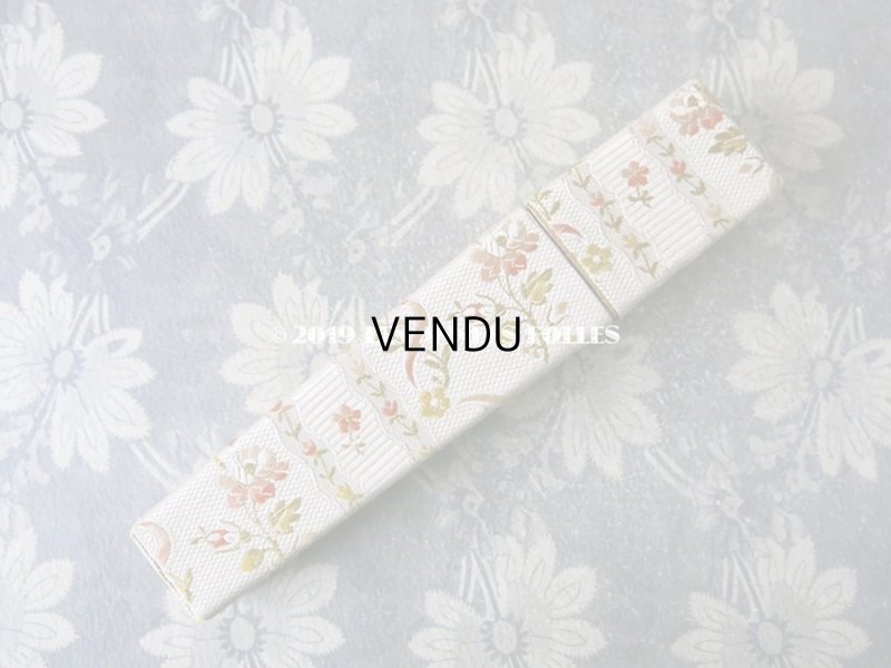 画像3: 19世紀末 アンティーク　メゾン 【 DUVELLEROY（デュヴェルロワ）】  のエヴァンタイユ（扇)のシルクボックス 花模様