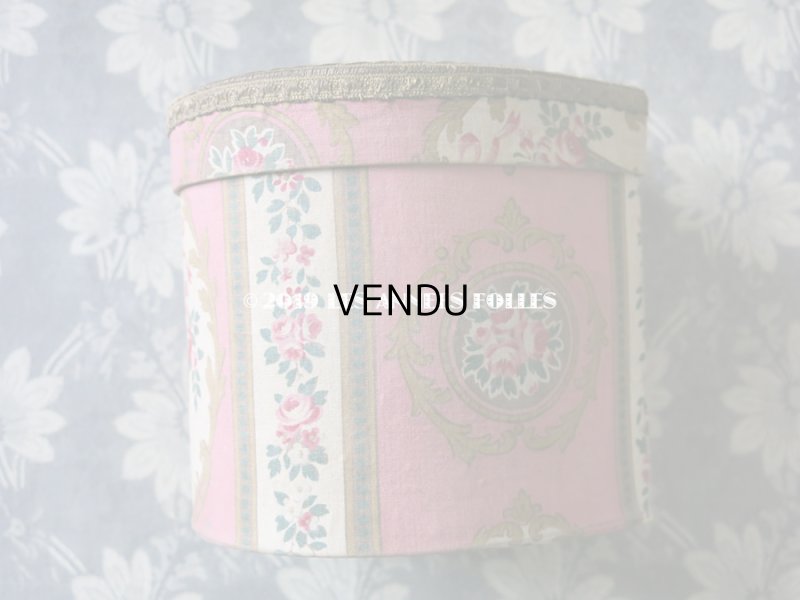 画像6: 1920年代 アンティーク 薔薇の花かご カルトナージュボックス