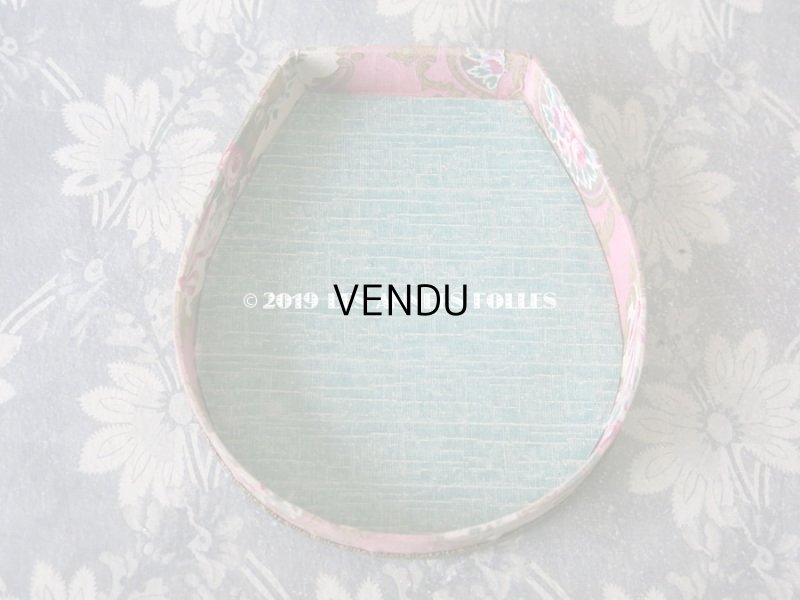 画像10: 1920年代 アンティーク 薔薇の花かご カルトナージュボックス