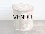 1920年代 アンティーク 薔薇の花かご　カルトナージュボックス 