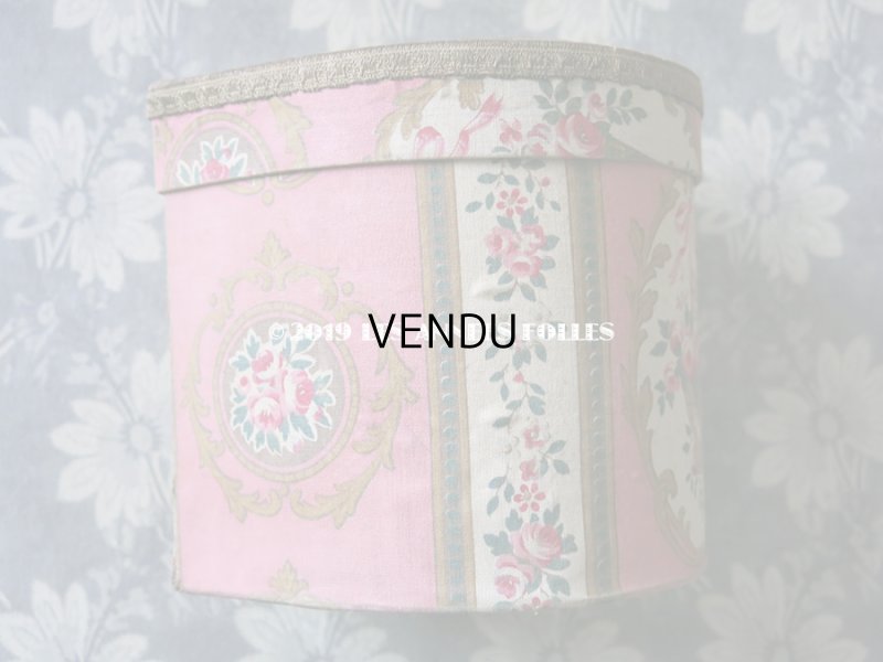 画像7: 1920年代 アンティーク 薔薇の花かご カルトナージュボックス