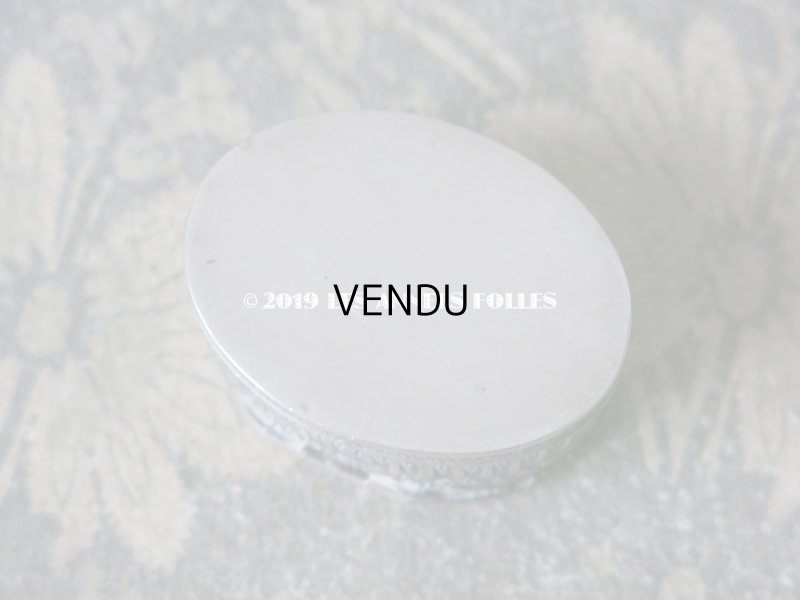 画像4: 1900年代　アンティーク パウダーケース 薔薇の花かご ローズバスケット