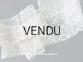 18〜19世紀 アンティーク マリーヌレース 花模様 1.5m