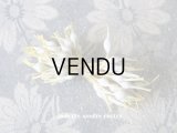アンティーク ペップ コサージュ用 花芯 ホワイト＆イエロー