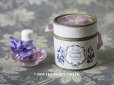 画像1: アンティーク とても小さな 菫のパフュームボックス＆ボトル ESSENCE VIOLETTE DE TOULOUSE - BERDOUES FRANCE - (1)