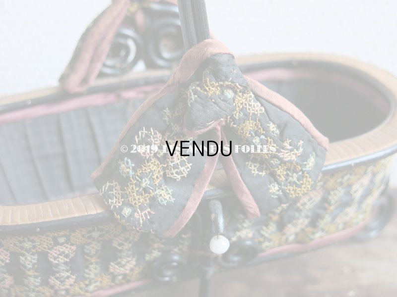 画像9: 19世紀 ナポレオン3世時代 アンティーク 手芸用のパニエ