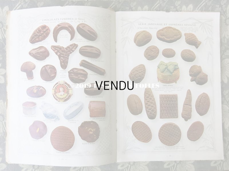 画像8: 1911年 アンティーク 【マルキーズ・ ドゥ・セヴィニエ】 のカタログ A LA MARQUISE DE SEVIGNE CHOCOLAT DE ROYAL