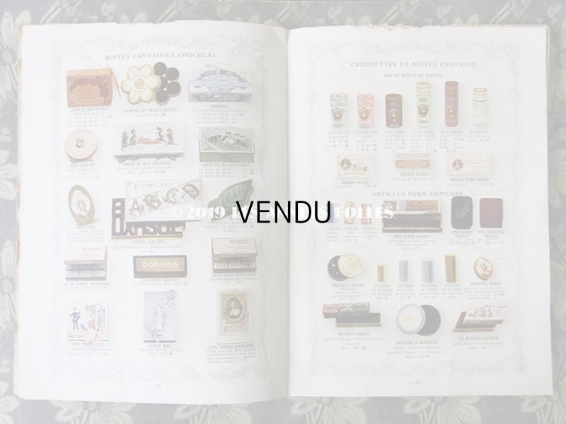 画像10: 1911年 アンティーク 【マルキーズ・ ドゥ・セヴィニエ】 のカタログ A LA MARQUISE DE SEVIGNE CHOCOLAT DE ROYAL