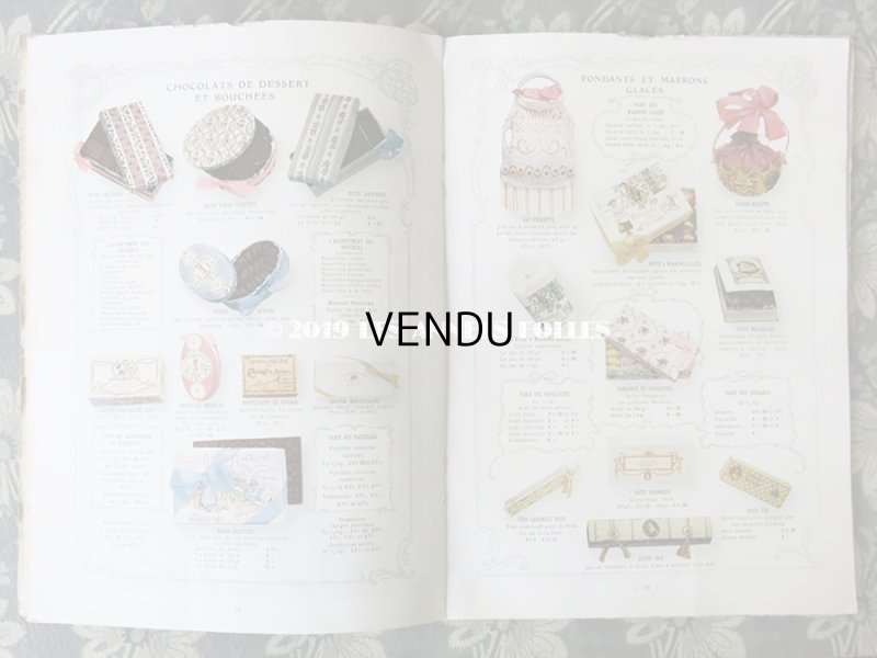 画像9: 1911年 アンティーク 【マルキーズ・ ドゥ・セヴィニエ】 のカタログ A LA MARQUISE DE SEVIGNE CHOCOLAT DE ROYAL