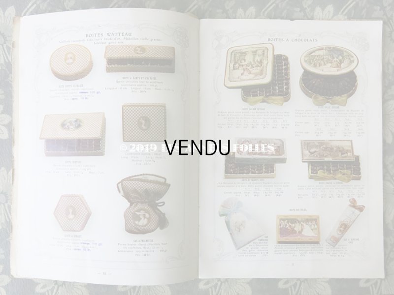 画像7: 1911年 アンティーク 【マルキーズ・ ドゥ・セヴィニエ】 のカタログ A LA MARQUISE DE SEVIGNE CHOCOLAT DE ROYAL