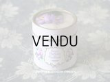 アンティーク 菫の布花入り 小さなパフュームボックス  ESSENCE VIOLETTES DE TOULOUSE - BERDOUES FRANCE -