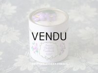 アンティーク 菫の布花入り 小さなパフュームボックス  ESSENCE VIOLETTES DE TOULOUSE - BERDOUES FRANCE -