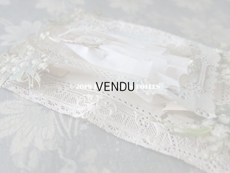 画像5: アンティーク  箱入り初聖体の立体カニヴェ コミュ二オンの少女