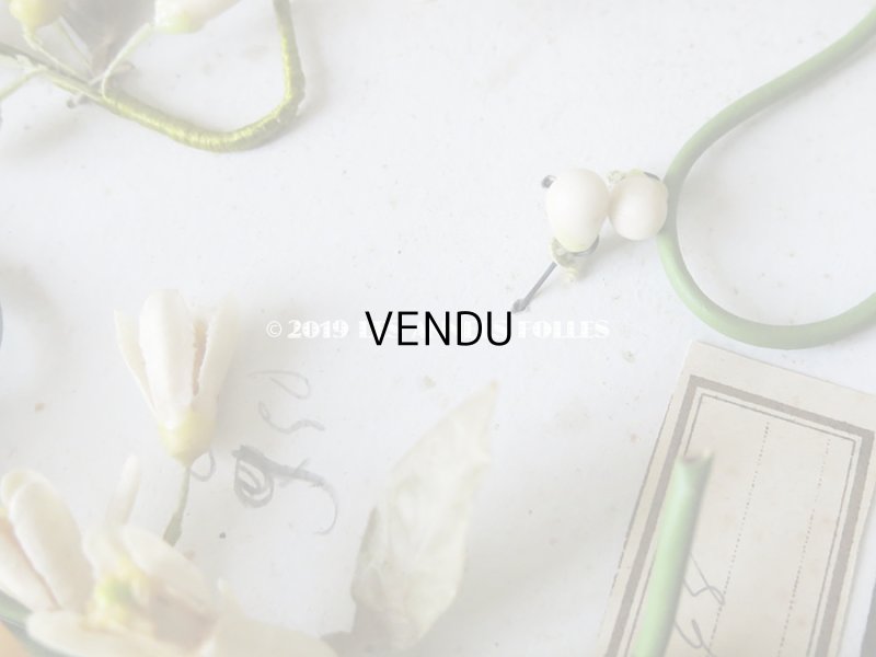 画像11: 未使用 アンティーク 台紙付 ワックスフラワーのヘッドリース ウェディング 結婚式 ティアラ