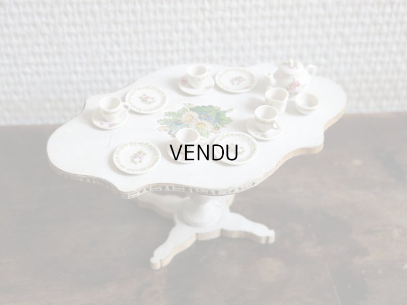 画像9: アンティーク  ミニョネット用　家具＆ティーセットのセット