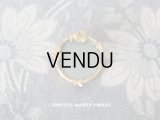アンティーク 薔薇のフォトフレームのブローチ ゴールドプレート 刻印入り