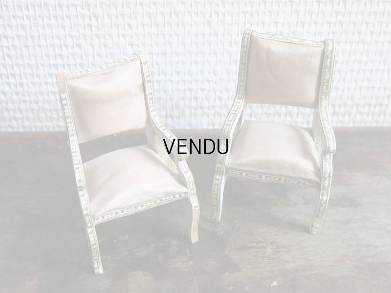 画像13: アンティーク  ミニョネット用　家具＆ティーセットのセット