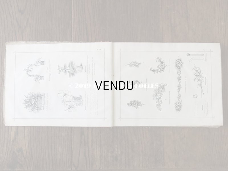 画像7: 1900年代 アンティーク 花屋 フルリストのアルバム ALBUM DU FLEURIST