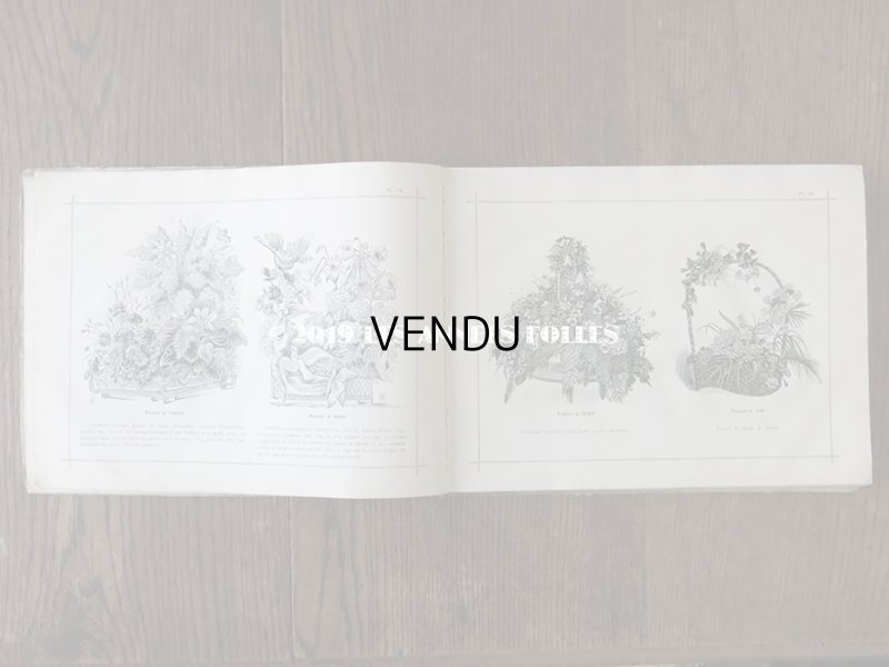 画像8: 1900年代 アンティーク 花屋 フルリストのアルバム ALBUM DU FLEURIST
