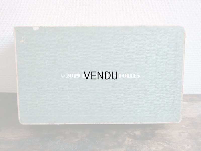 画像7: 1900年代 アンティーク 春色の花のガーランド  カルトナージュボックス