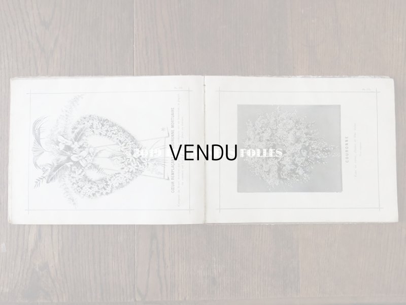 画像16: 1900年代 アンティーク 花屋 フルリストのアルバム ALBUM DU FLEURIST