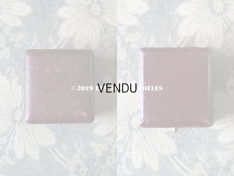 画像5: アンティーク ジュエリーボックス ボルドー リングボックス