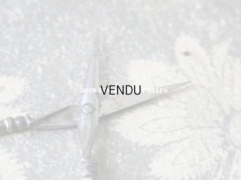 画像8: 1900年代 アンティーク シルバー製 ヤドリギの裁縫道具セット 