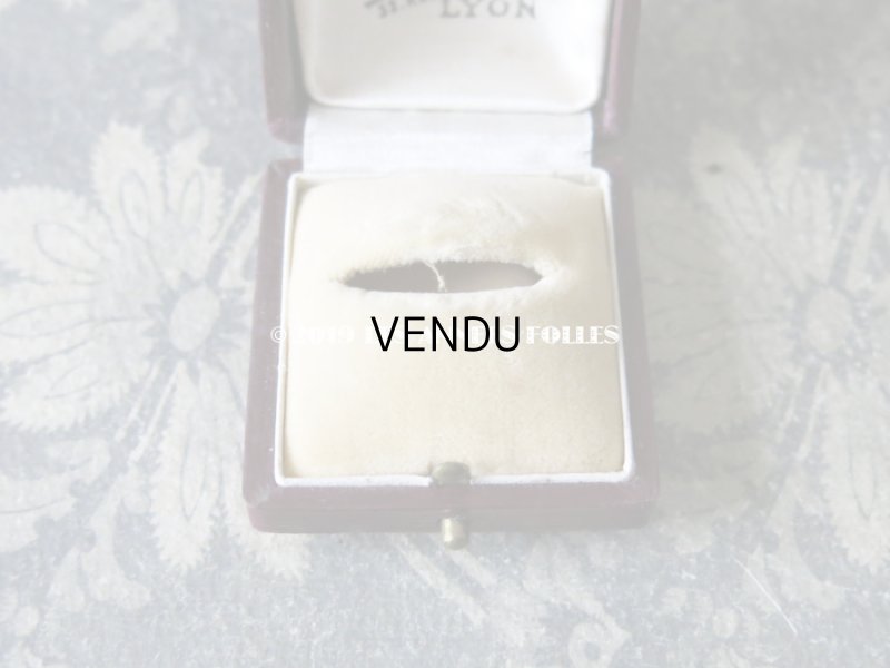 画像3: アンティーク ジュエリーボックス ボルドー リングボックス