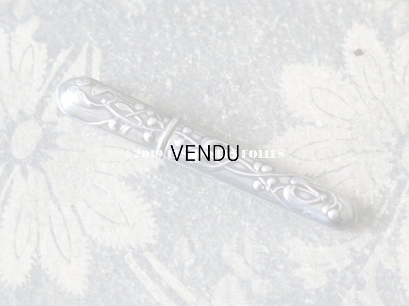 画像4: 1900年代 アンティーク シルバー製 ヤドリギの裁縫道具セット 