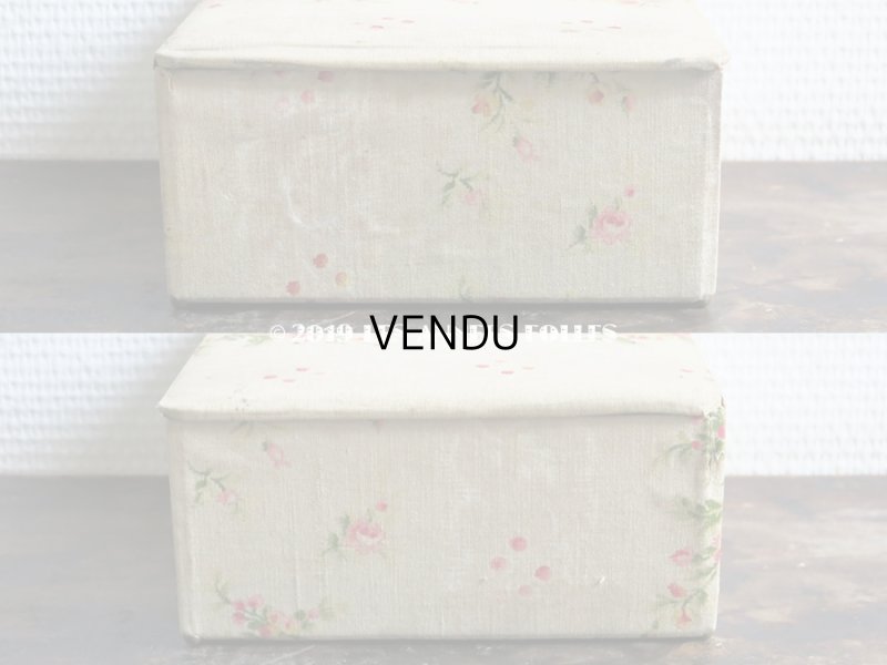 画像9: 1900年代 アンティーク 薔薇の カルトナージュボックス　