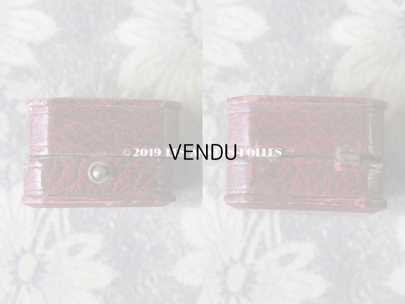 画像3: アンティーク ジュエリーボックス 金彩入り グレナディンレッド