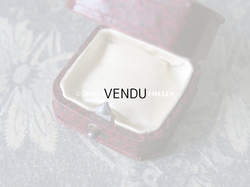 画像7: アンティーク ジュエリーボックス 金彩入り グレナディンレッド