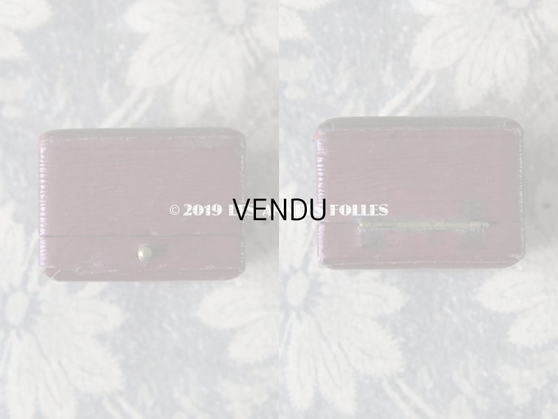 画像6: アンティーク ジュエリーボックス ボルドー リングボックス