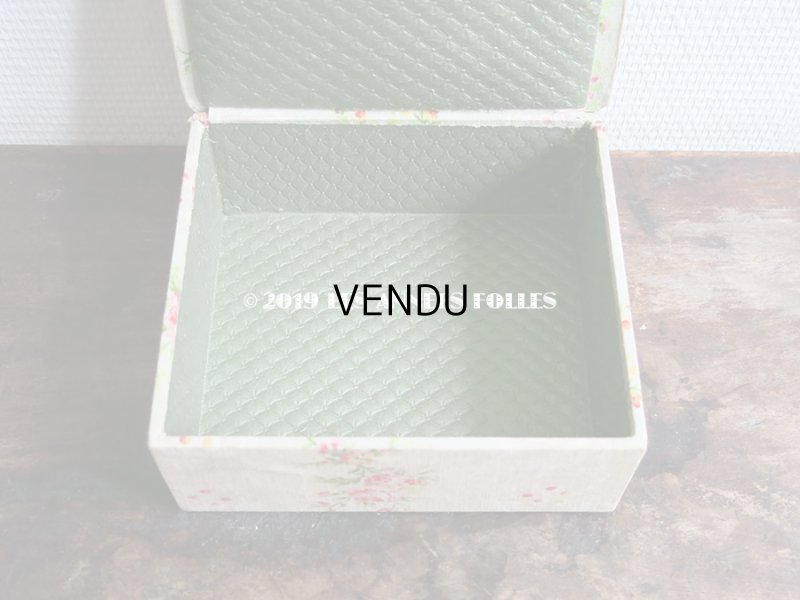 画像7: 1900年代 アンティーク 薔薇の カルトナージュボックス　