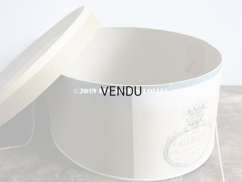 画像10: アンティーク ハットボックス - GIBUS - 