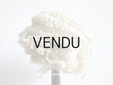 アンティーク デイジーの布花付 ドールハット
