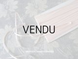 アンティーク  リボン刺繍 & ロココトリム用 シルク製 リボン 3.5mm幅 淡いピンク 約20m