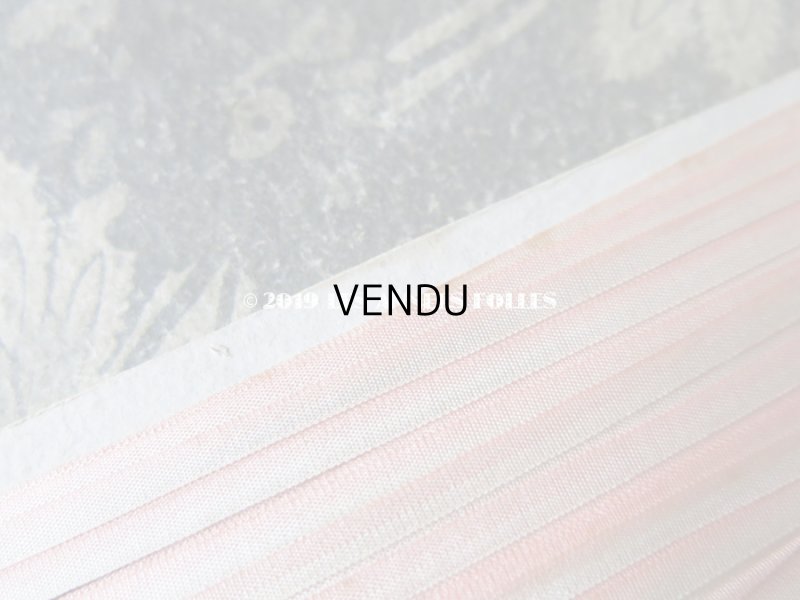 画像5: アンティーク  リボン刺繍 & ロココトリム用 シルク製 リボン 3.5mm幅 淡いピンク 約20m