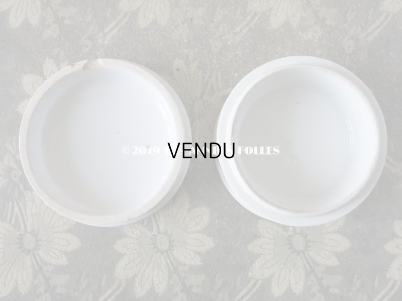 画像7: アンティーク クリームポット CREME COSMETIQUE DE SAVON D'AMANDES AMERES - ED.PINAUD PARIS -