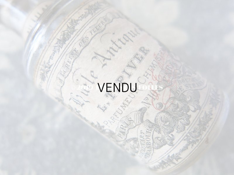画像5: アンティーク 小さなパフュームボトル HUILE ANTIQUE A LA REINE DES FLEURS - L.T.PIVER -