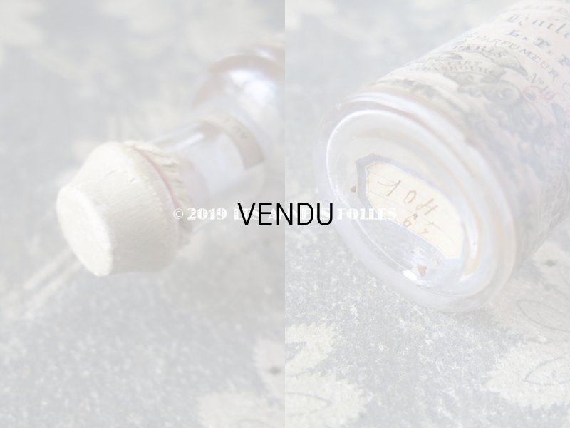 画像8: アンティーク 小さなパフュームボトル HUILE ANTIQUE A LA REINE DES FLEURS - L.T.PIVER -