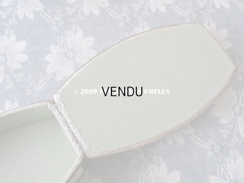 画像11: 1920年代 アンティーク リボン刺繍の カルトナージュボックス　