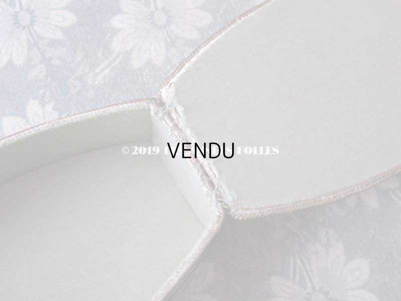 画像10: 1920年代 アンティーク リボン刺繍の カルトナージュボックス　