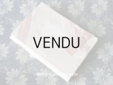 アンティーク ドラジェのお菓子箱 薔薇のガーランド＆ピンクのリボン