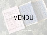 アンティーク クロスステッチの刺繍図案帳 ALPHABETS VARIES - N.ALEXANDRE&CIE -