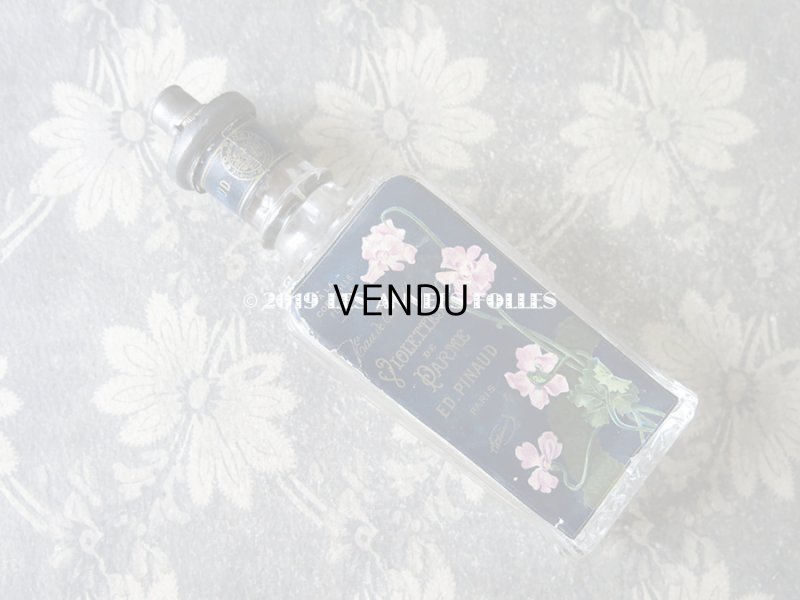 画像2: 1900年代 アンティーク パフュームボトル 菫の香水瓶 EAU DE TOILETTE VIOLETTES DES PARME - ED.PINAUD -