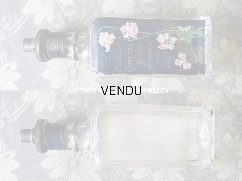 画像3: 1900年代 アンティーク パフュームボトル 菫の香水瓶 EAU DE TOILETTE VIOLETTES DES PARME - ED.PINAUD -