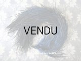 19世紀末 アンティーク フェザー ブラック＆ブル- 羽飾り 