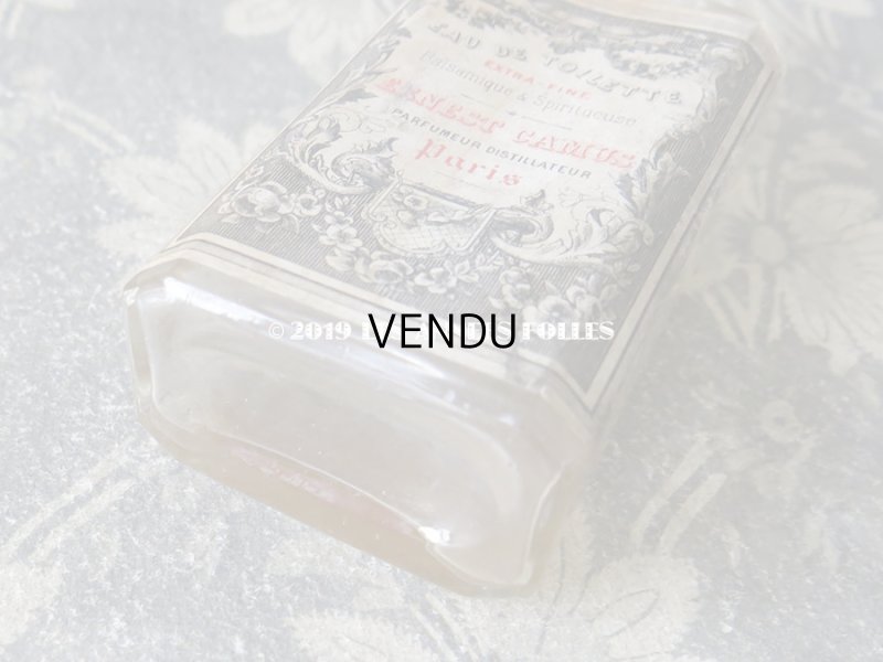 画像4: アンティーク パフュームボトル 薔薇のガーランド EAU DE TOILETTE - ERNEST CAMUS PARIS -
