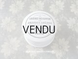 アンティーク クリームポット CREME DE SAVON AUX AMANDES AMERES - L.T.PIVER PARIS -